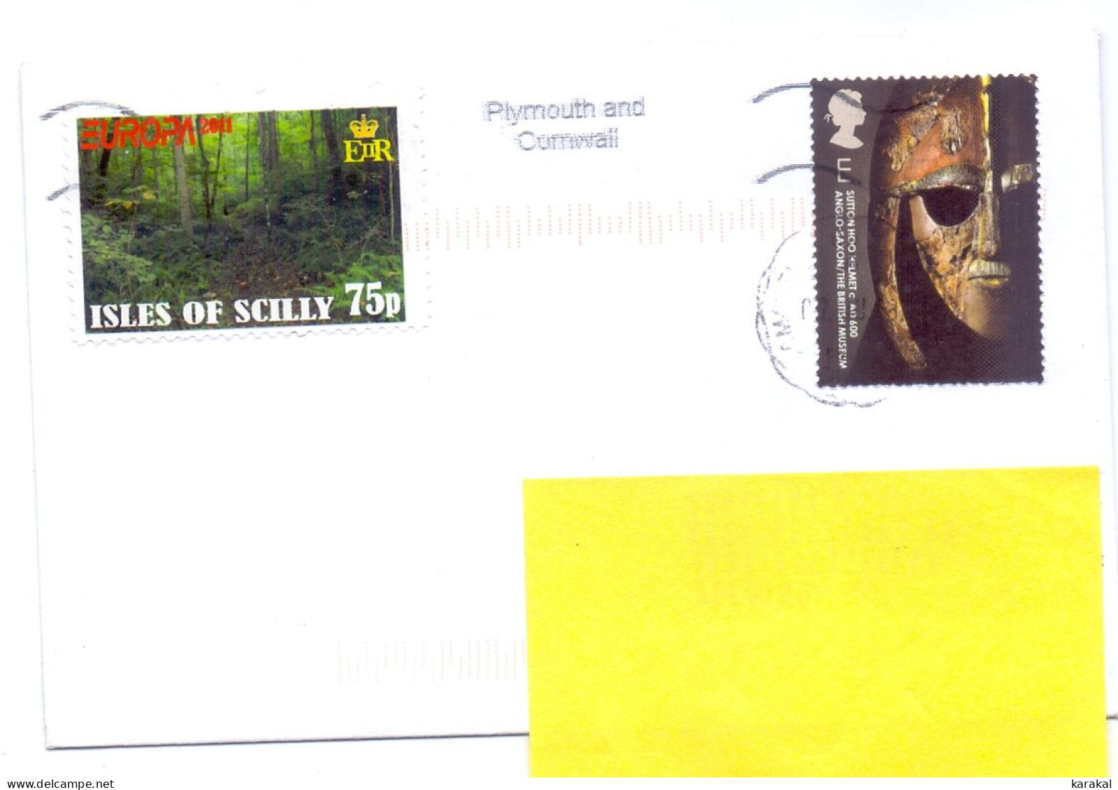 UK Isles Of Scilly îles Sorlingues St Martin's To Belgium Stamp E And Private Stamp 2023 - Sin Clasificación