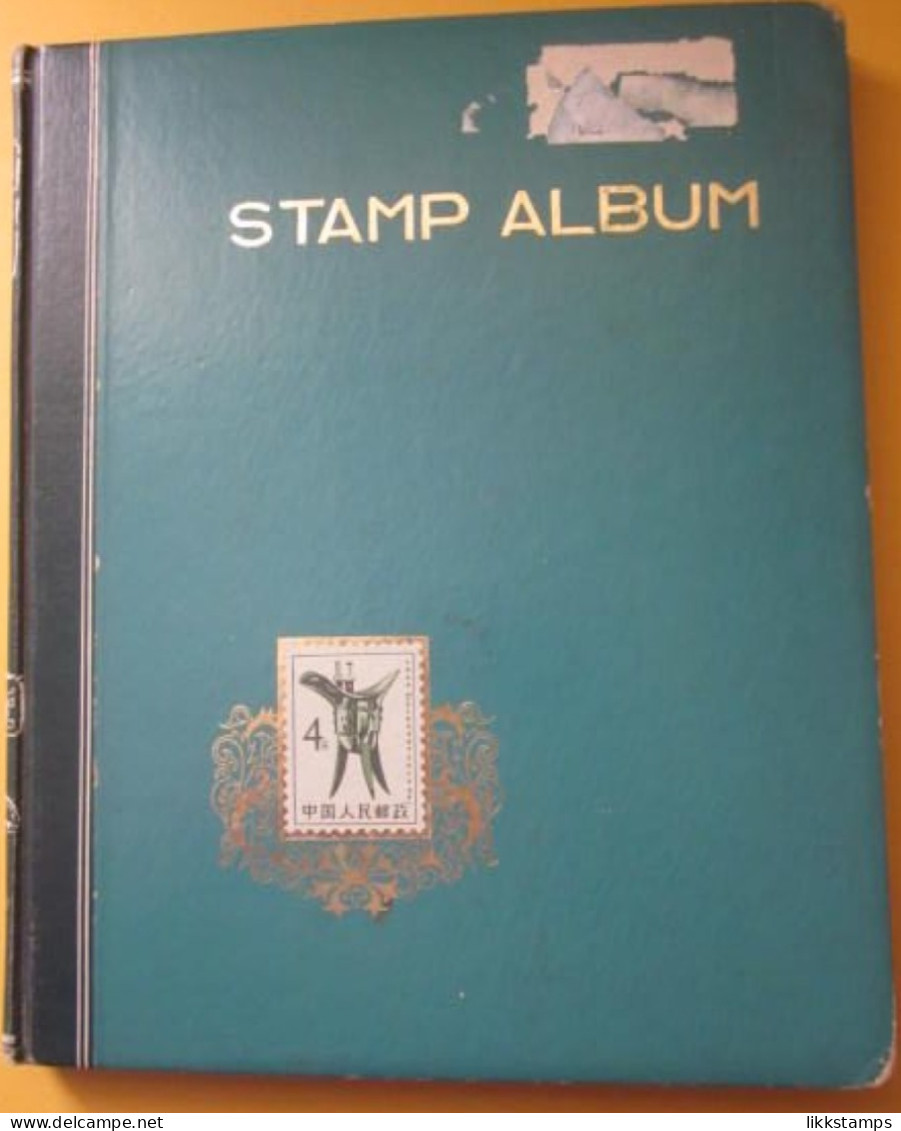 VINTAGE, MEDIUM, EMPTY, FLYING EAGLE NUMBER T702 STOCKBOOK. #03047 - Groot Formaat, Blanco Pagina