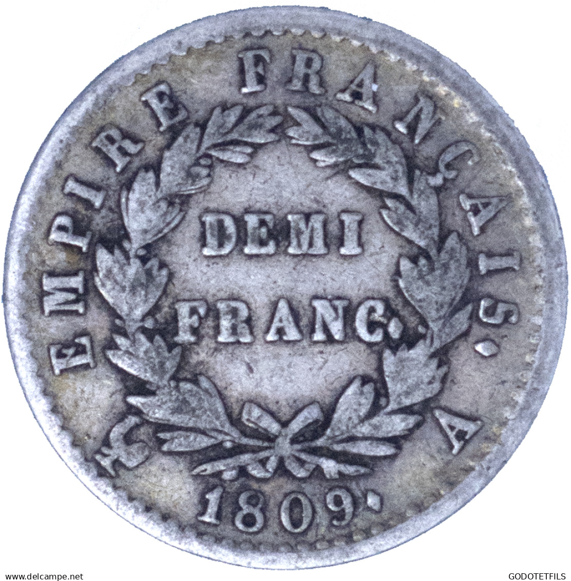 Premier Empire- Demi-Franc 1809 Paris - 1/2 Franc