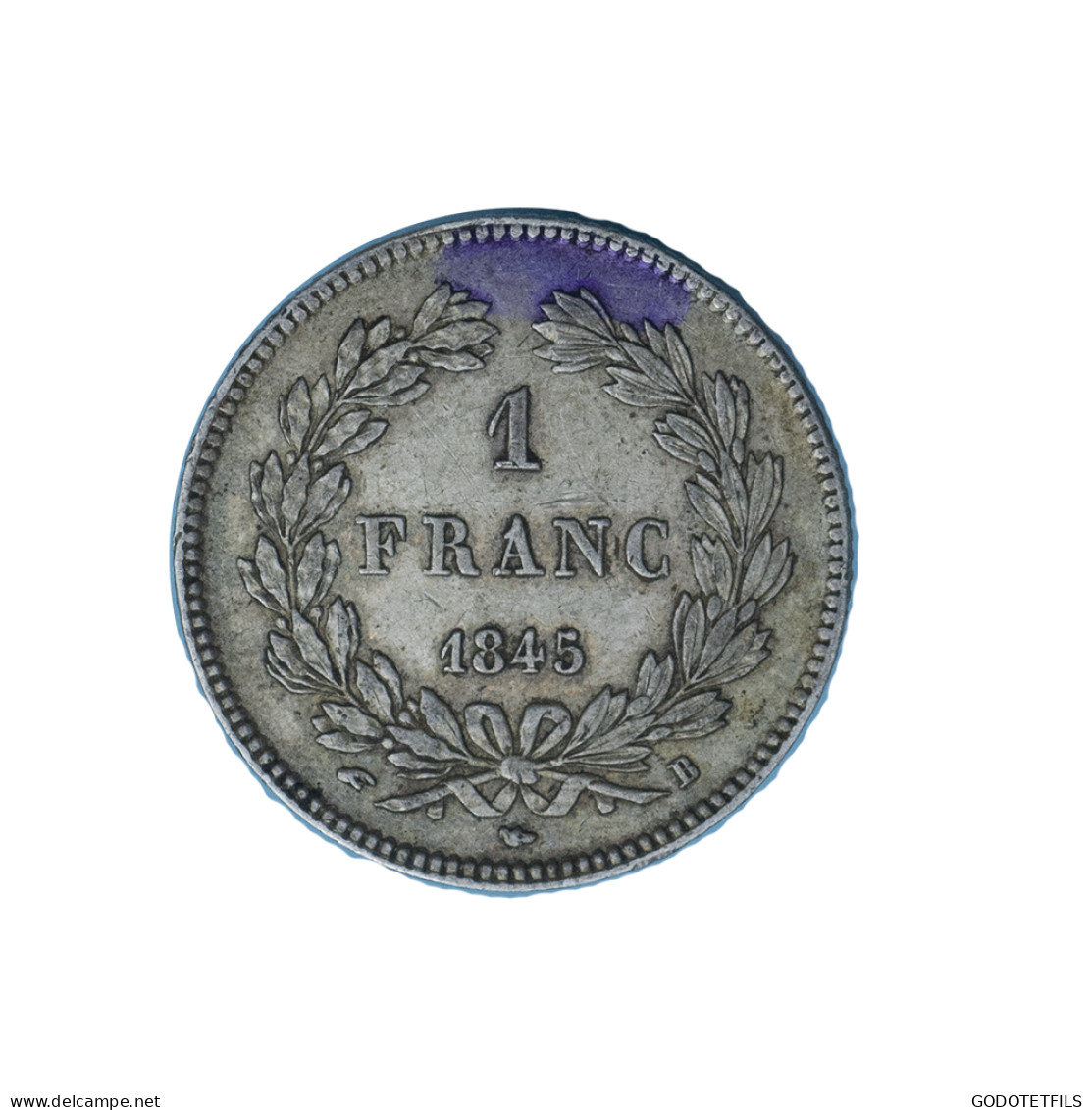 Louis-Philippe- 1 Franc 1845 Rouen - 1 Franc