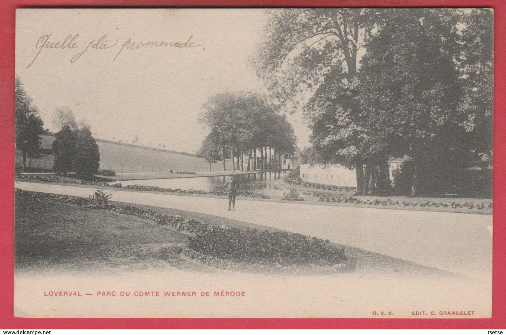 Loverval - Parc Du Comte Werner De Mérode - 1906 ( Voir Verso ) - Gerpinnes
