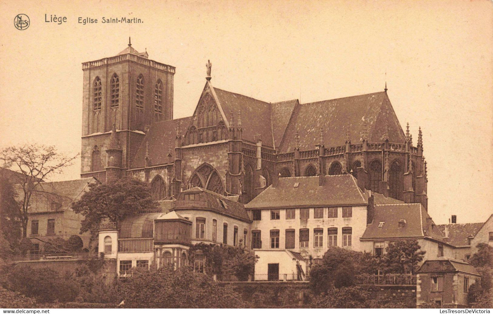 BELGIQUE - Liège - Eglise Saint Martin - Carte Postale Ancienne - Liege