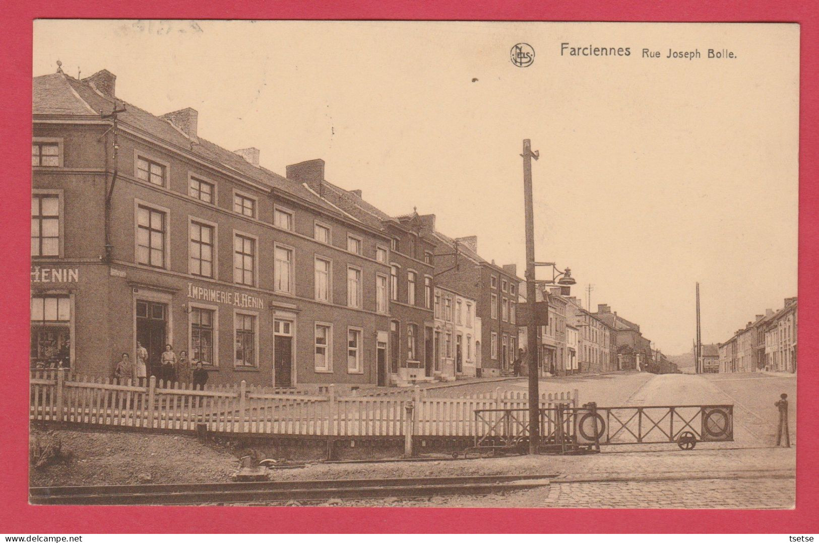 Farciennes - Rue Joseph Bolle ... Passage à Niveau - 1936 ( Voir Verso ) - Farciennes