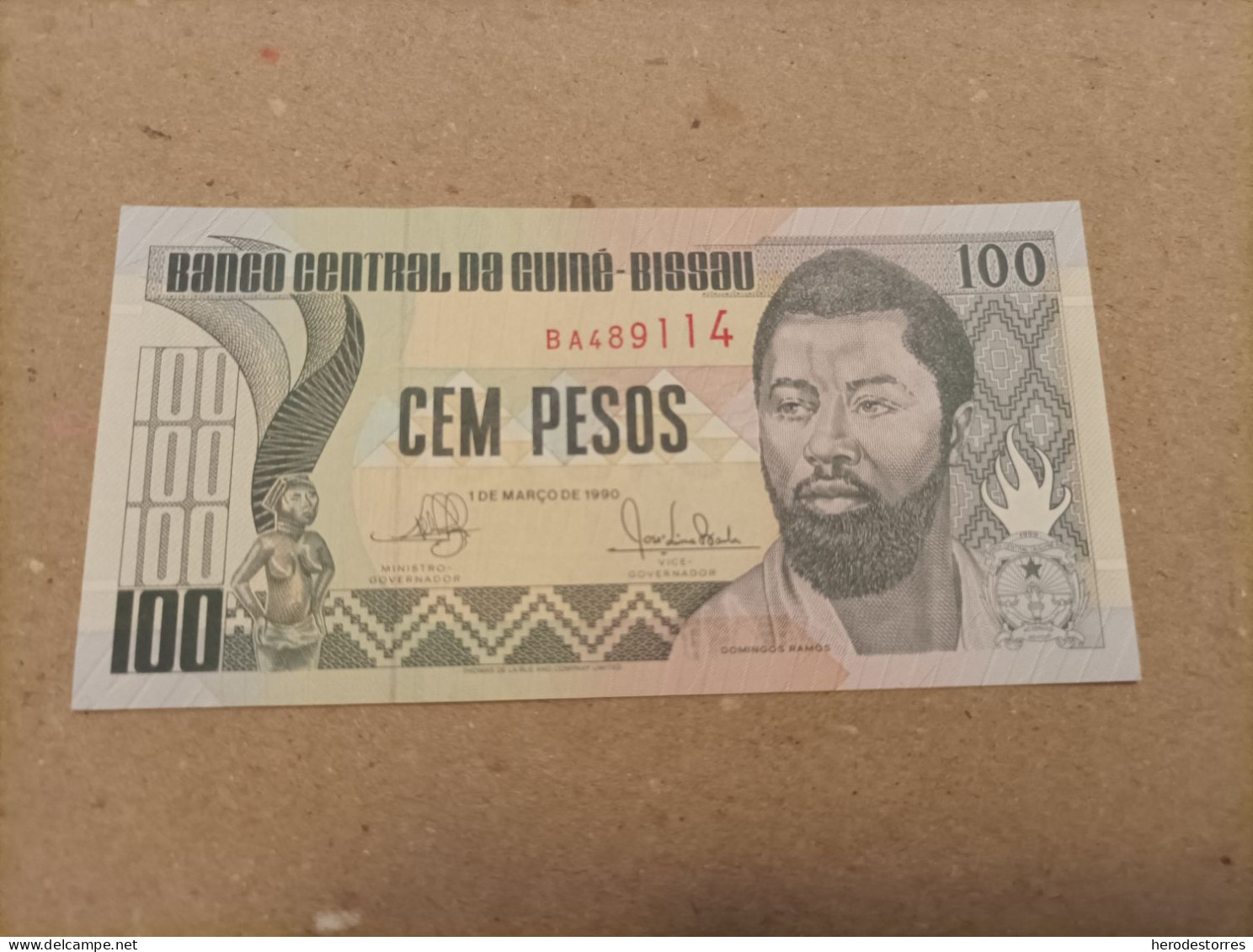 Billete De Guinea Bissau De 100 Pesos, Año 1990, UNC - Guinea-Bissau