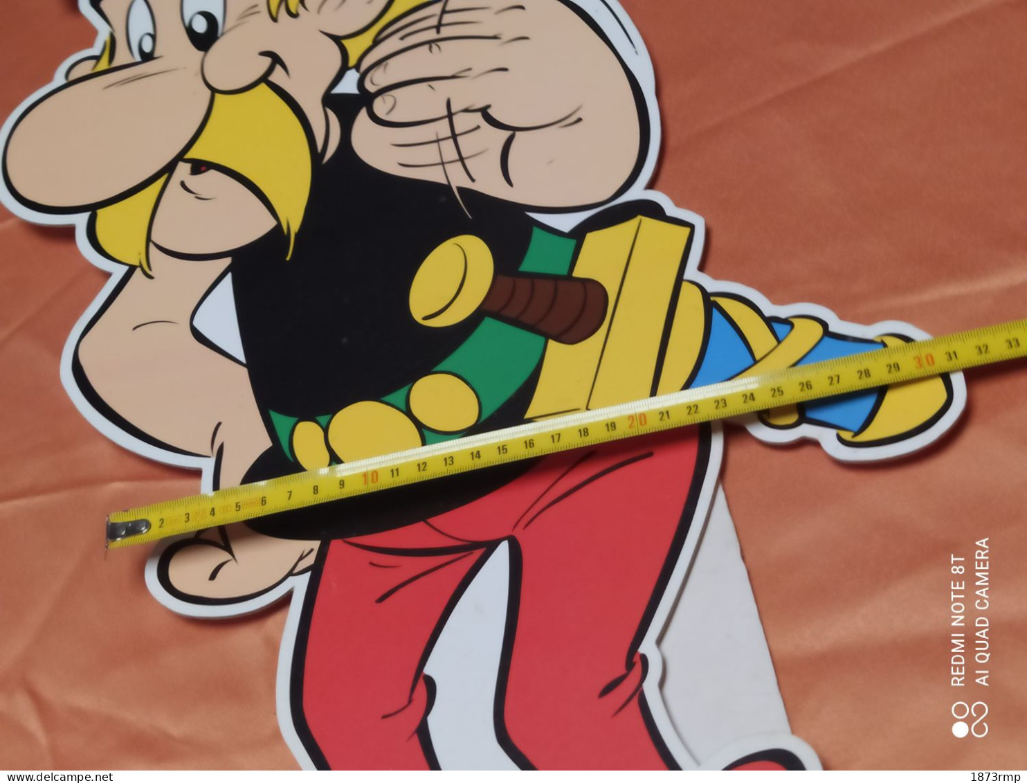 ASTERIX , PUBLICITE 72 Cm Hauteur, CARTON DE PRESSE - Autres Accessoires