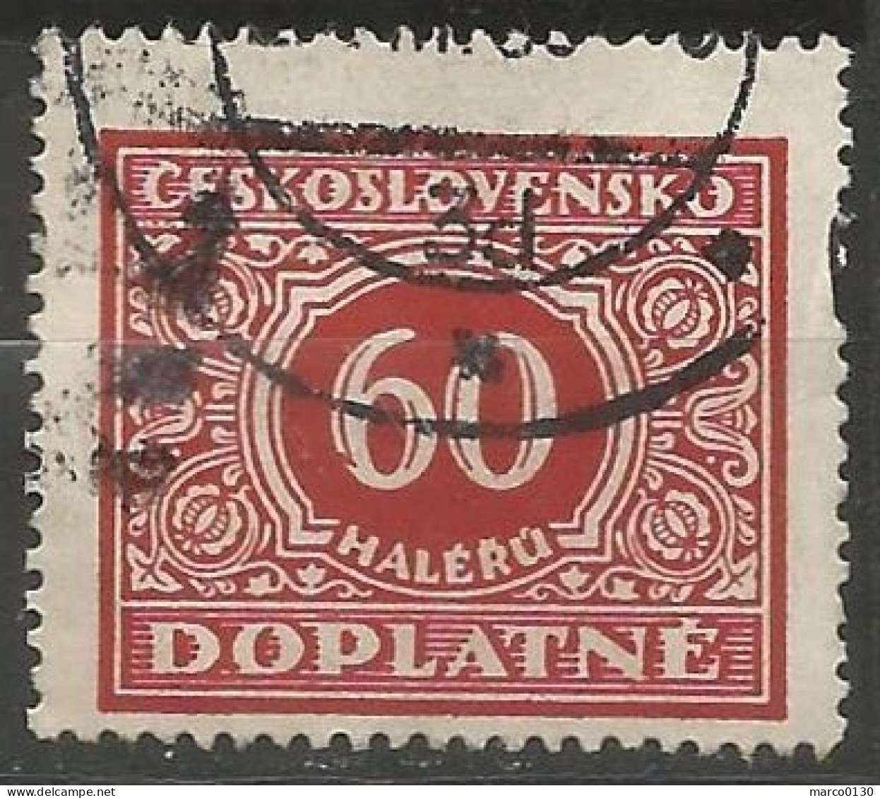 TCHECOSLOVAQUIE / TAXE N° 61 OBLITERE - Timbres-taxe