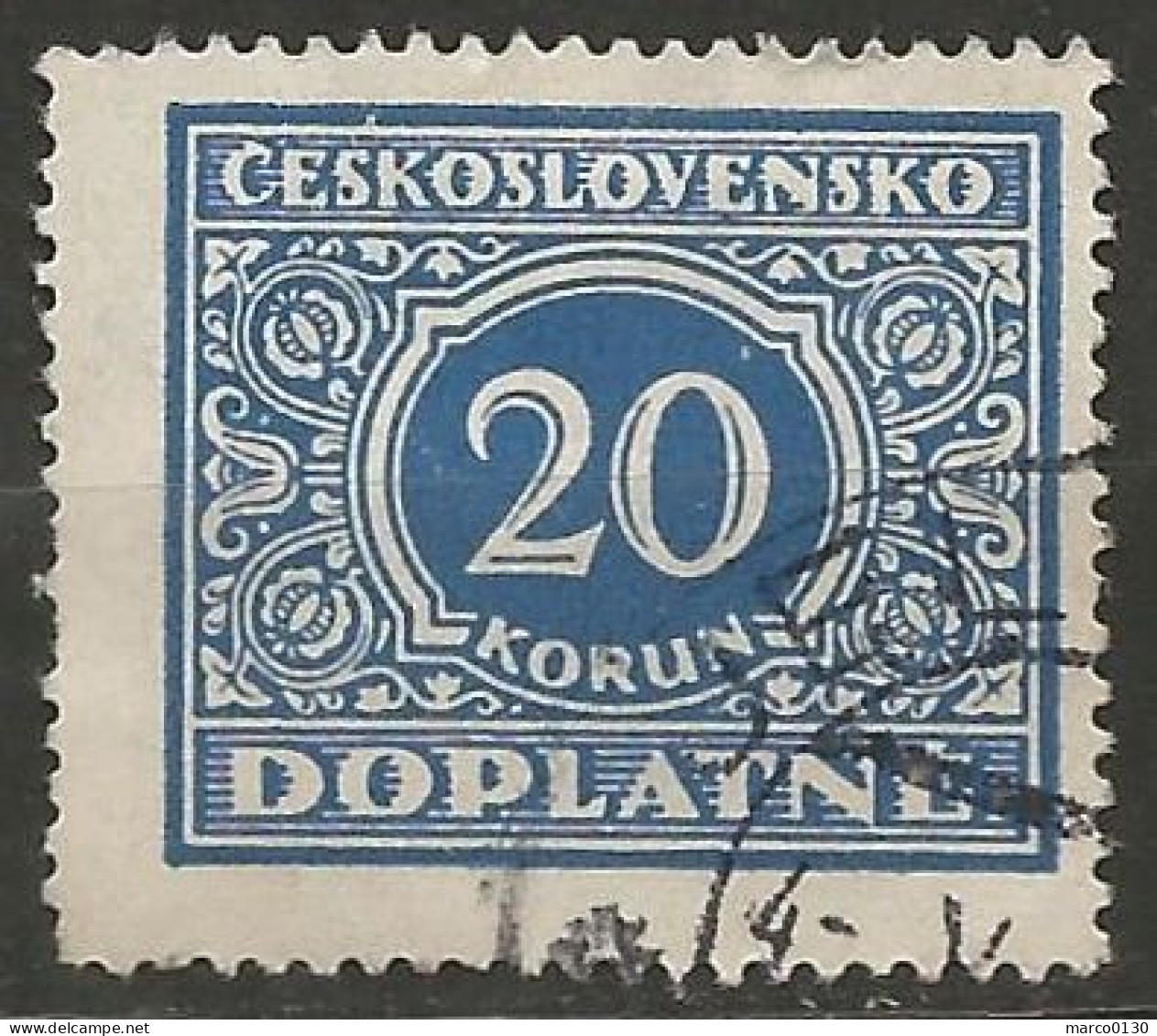 TCHECOSLOVAQUIE / TAXE N° 66 OBLITERE - Postage Due