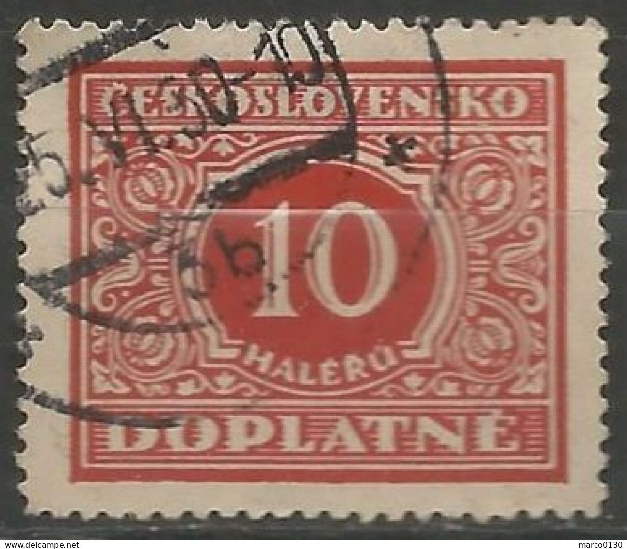 TCHECOSLOVAQUIE / TAXE N° 56 OBLITERE - Timbres-taxe