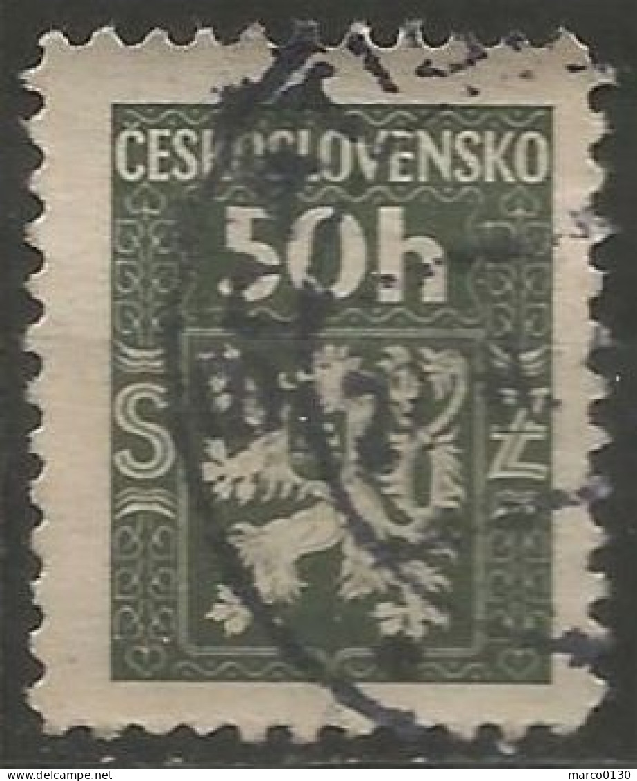 TCHECOSLOVAQUIE / DE SERVICE N° 1 OBLITERE - Official Stamps