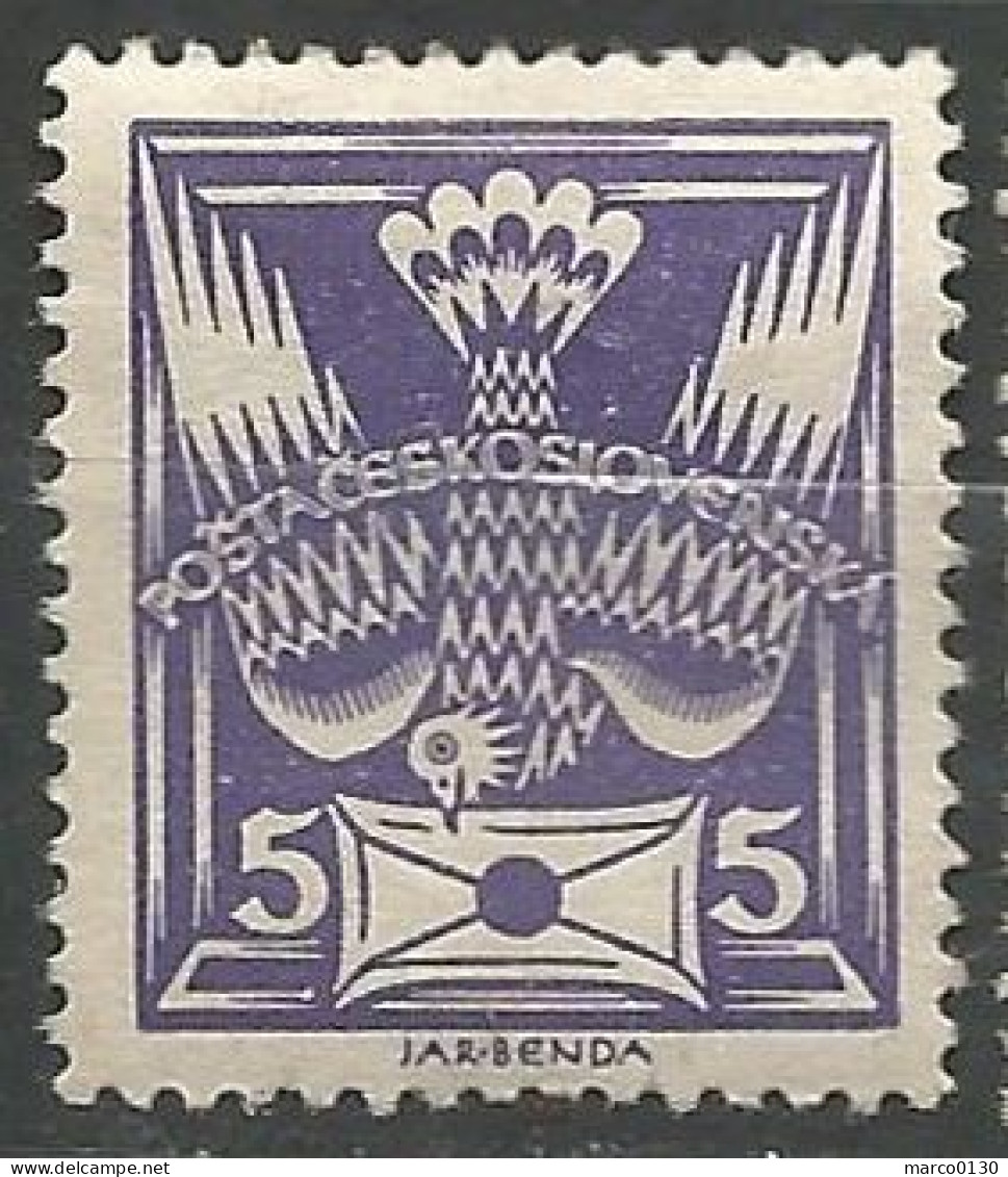 TCHECOSLOVAQUIE N° 156 NEUF Sans Gomme - Unused Stamps