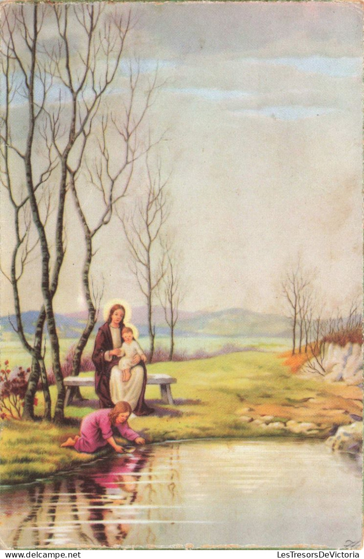 RELIGION - Christianisme - Il Creato E Il Creatore - Carte Postale Ancienne - Gemälde, Glasmalereien & Statuen