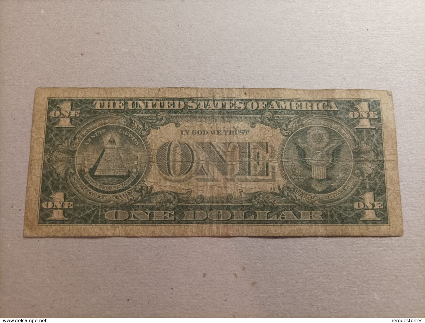 Billete De Estados Unidos De 1 Dólar, Serie A, Con Asterisco, Año 1957 - Zu Identifizieren