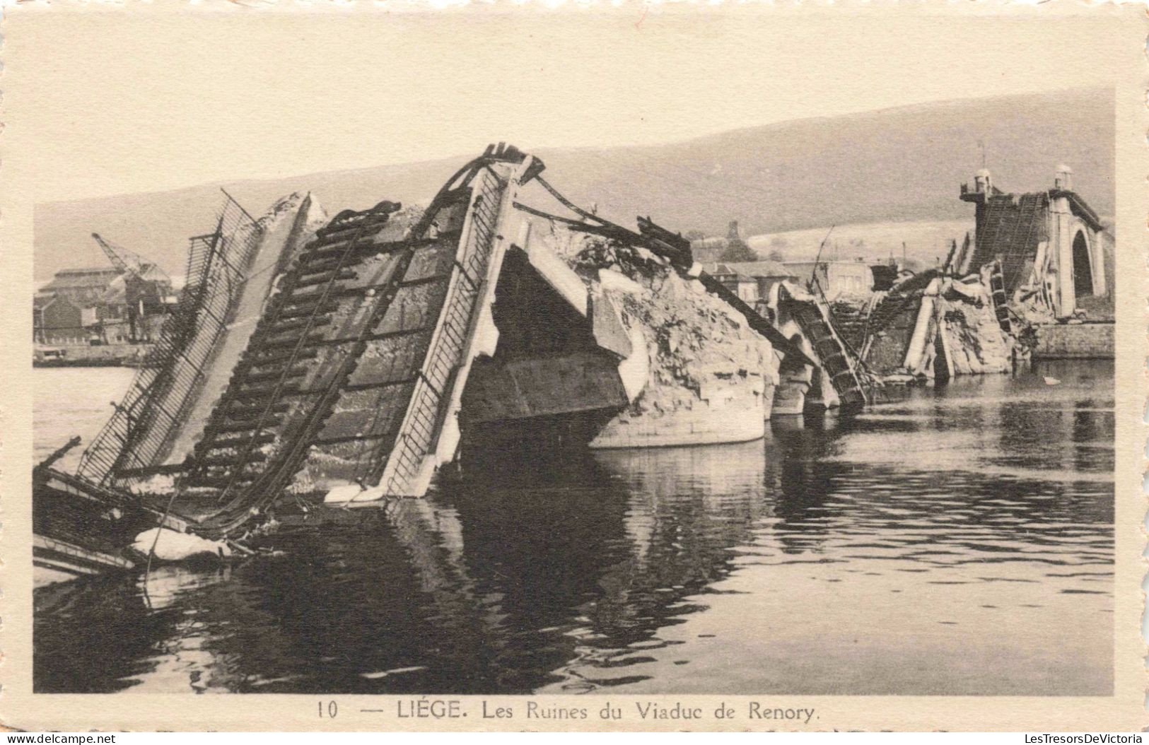 BELGIQUE - Liège - Les Ruines Du Viaduc De Renory - Carte Postale Ancienne - Liège