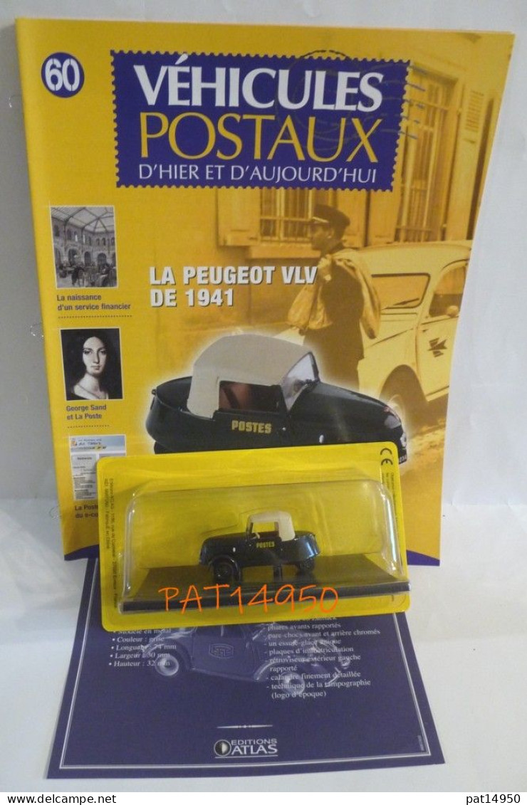 PAT14950 LA POSTE PEUGEOT VLV De 1941 - Nutzfahrzeuge