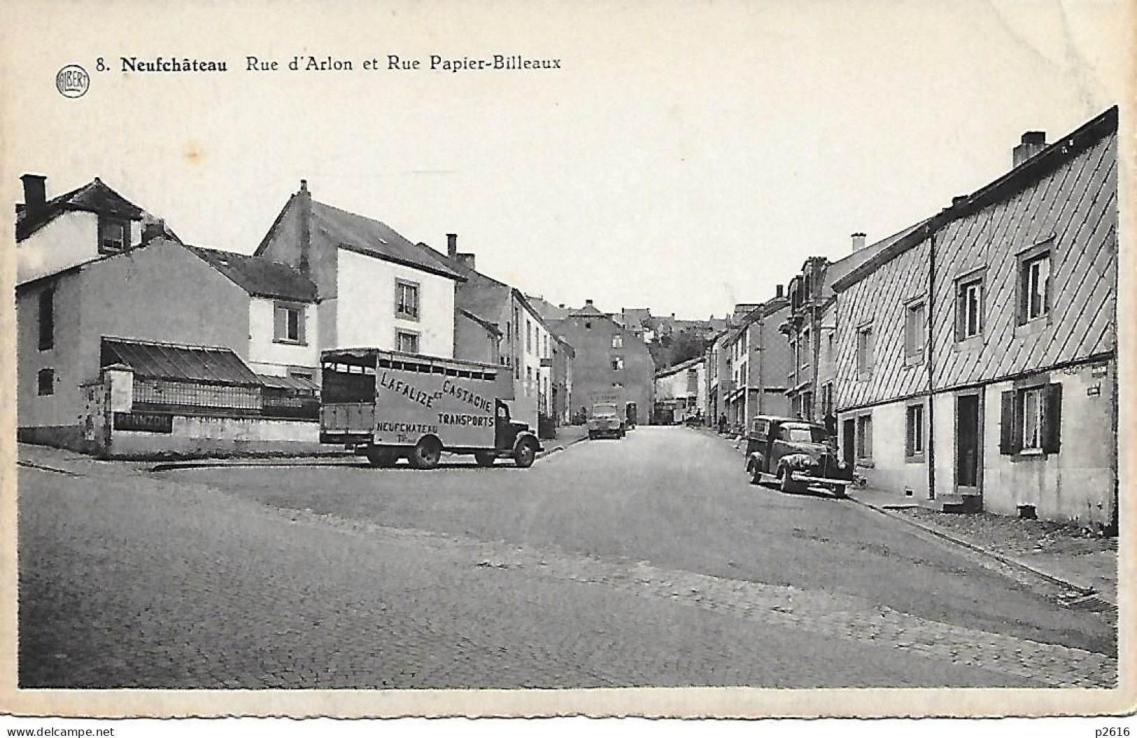 BELGIQUE -  NEUFCHATEAU -  RUE D ARLON ET RUE PAPIER- BILLEAUX - Neufchateau