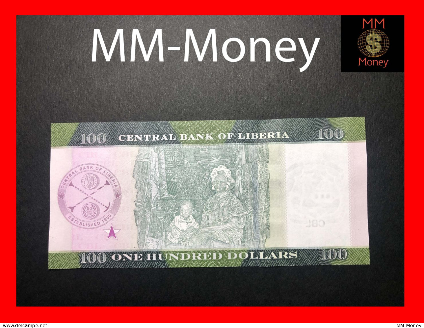 LIBERIA  100 $  2021  P. 41   UNC - Liberia