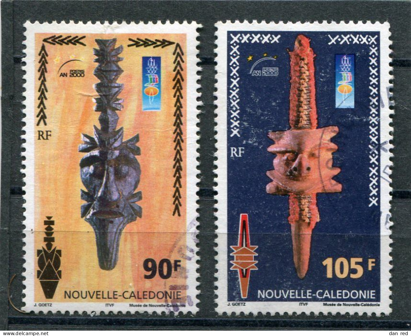 NOUVELLE CALEDONIE  N° 823 Et 824  (Y&T)  (Oblitéré) - Used Stamps