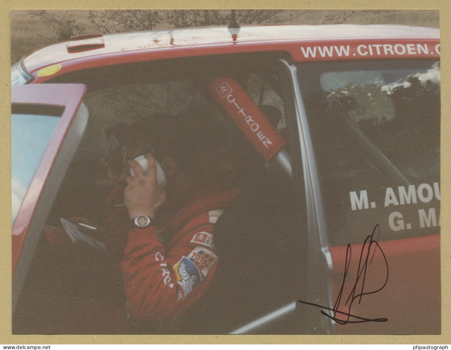 Marc Amourette - Pilote Automobile Français - Photo Originale Signée - 2002 - Sportivo