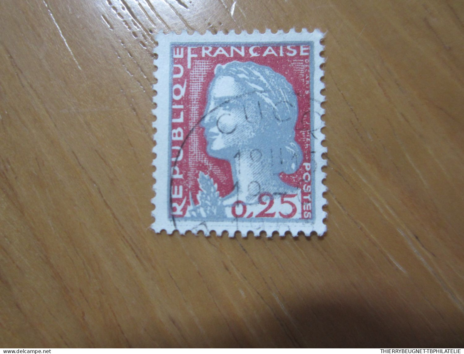 BEAU TIMBRE DE FRANCE N° 1263 - OBLITERATION CUCQ - 1960 Marianne (Decaris)