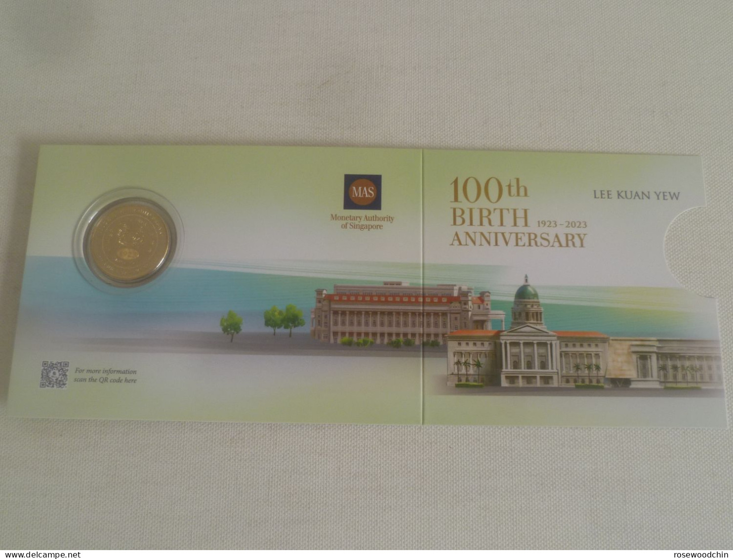 Singapore 2023 $10 Commemorative Coin: 100th Birth Anniversary Lee Kuan Yew (LKY100) - Singapur