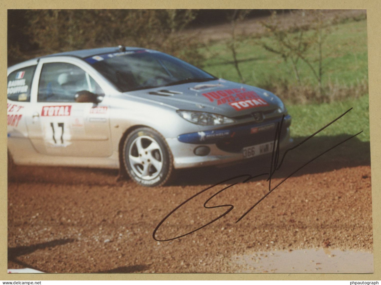 Bryan Bouffier - Pilote Automobile Français - Photo Originale Signée En 2002 - Sportivo