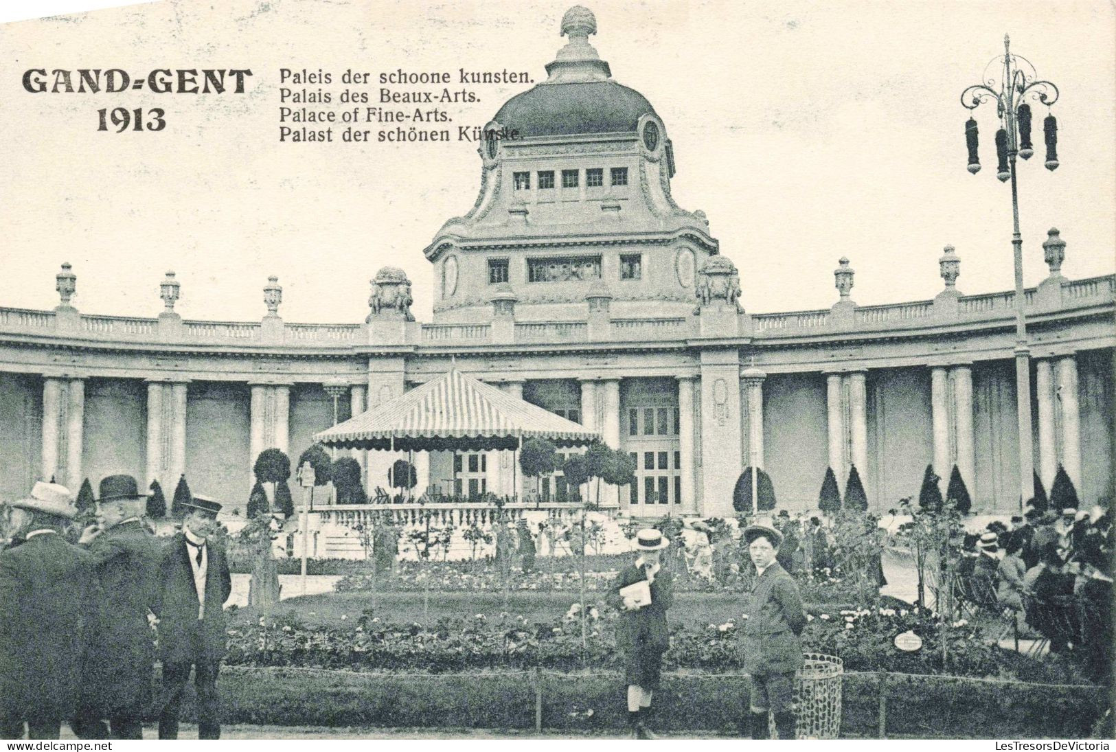 BELGIQUE - Gent - Palais Des Beaux Arts -  Animé - Carte Postale Ancienne - Gent