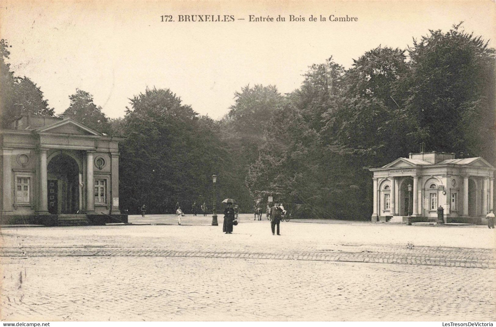 BELGIQUE - Bruxelles - Entrée Du Bois De La Cambre - Carte Postale Ancienne - Foreste, Parchi, Giardini