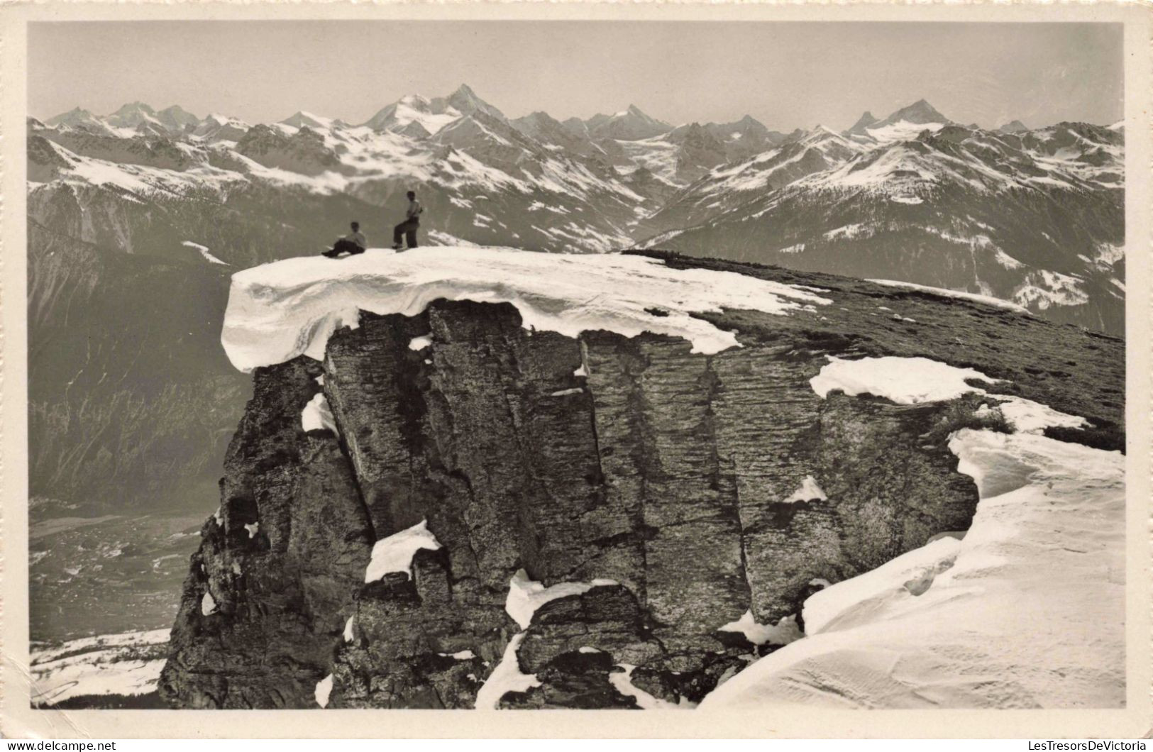 SUISSE - Crans S/Sierre - Tous Les Sports D'hiver Et D'été - Mt Lachaux Et Les Alpes Valaisannes- Carte Postale Ancienne - Sierre