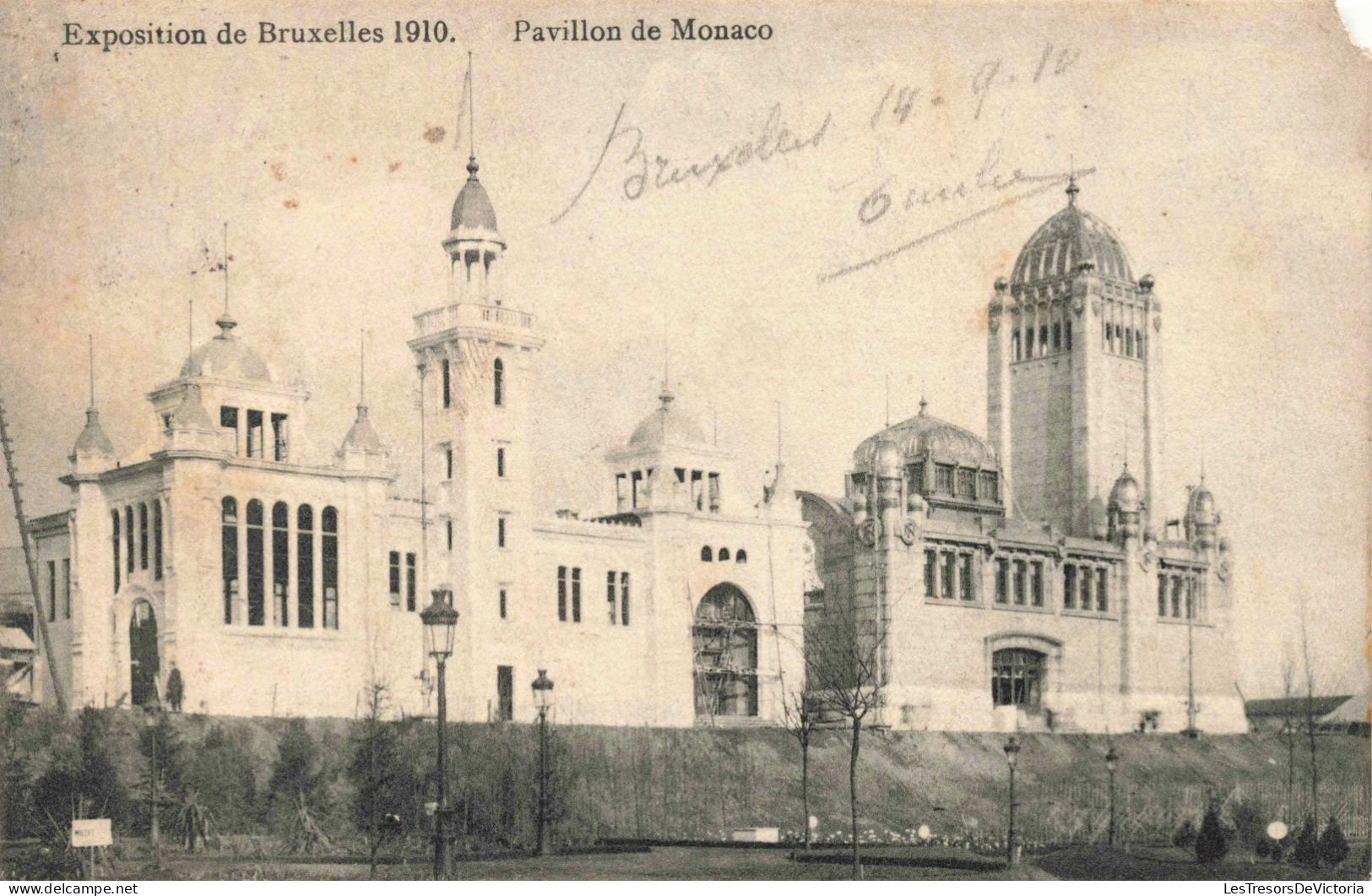 BELGIQUE - Bruxelles - Pavillon De Monaco - Carte Postale Ancienne - Wereldtentoonstellingen