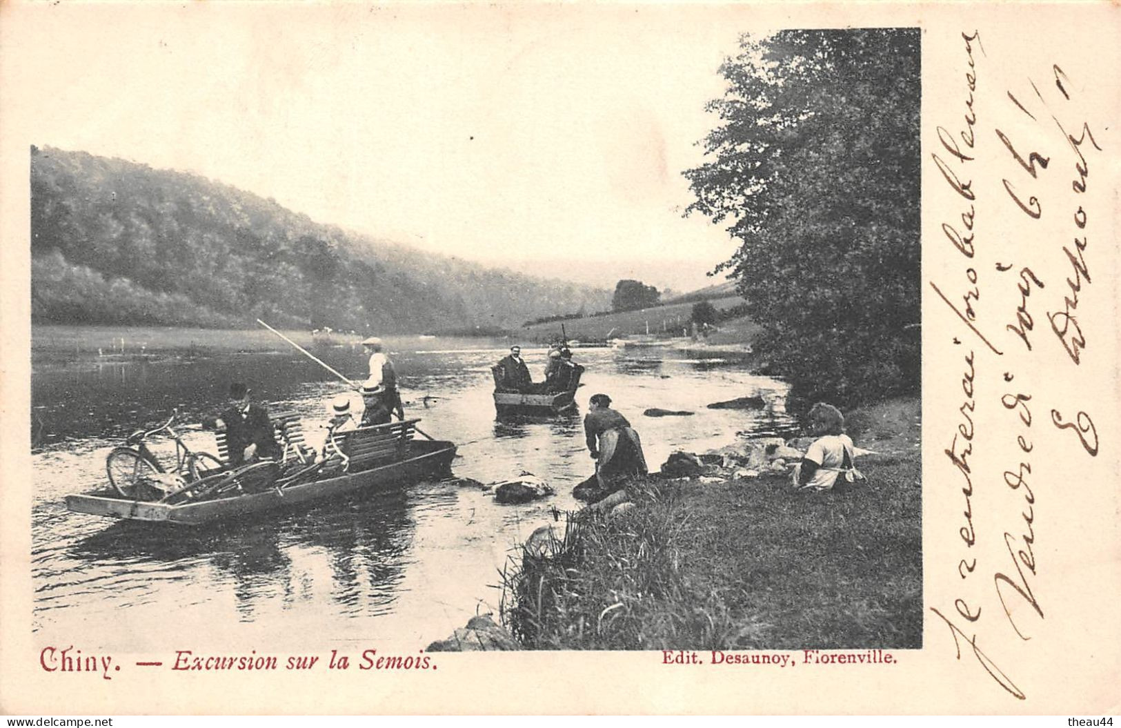 BELGIQUE  -  CHINY-sur-SEMOIS  -  Excursion Sur La Semois  -  Laveuses, Lavoir   -  Environs De Florenville - Chiny