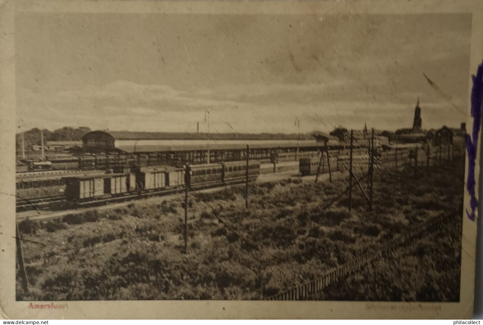 Amersfoort // Stations Emplacement (Trein) 1918? - Amersfoort