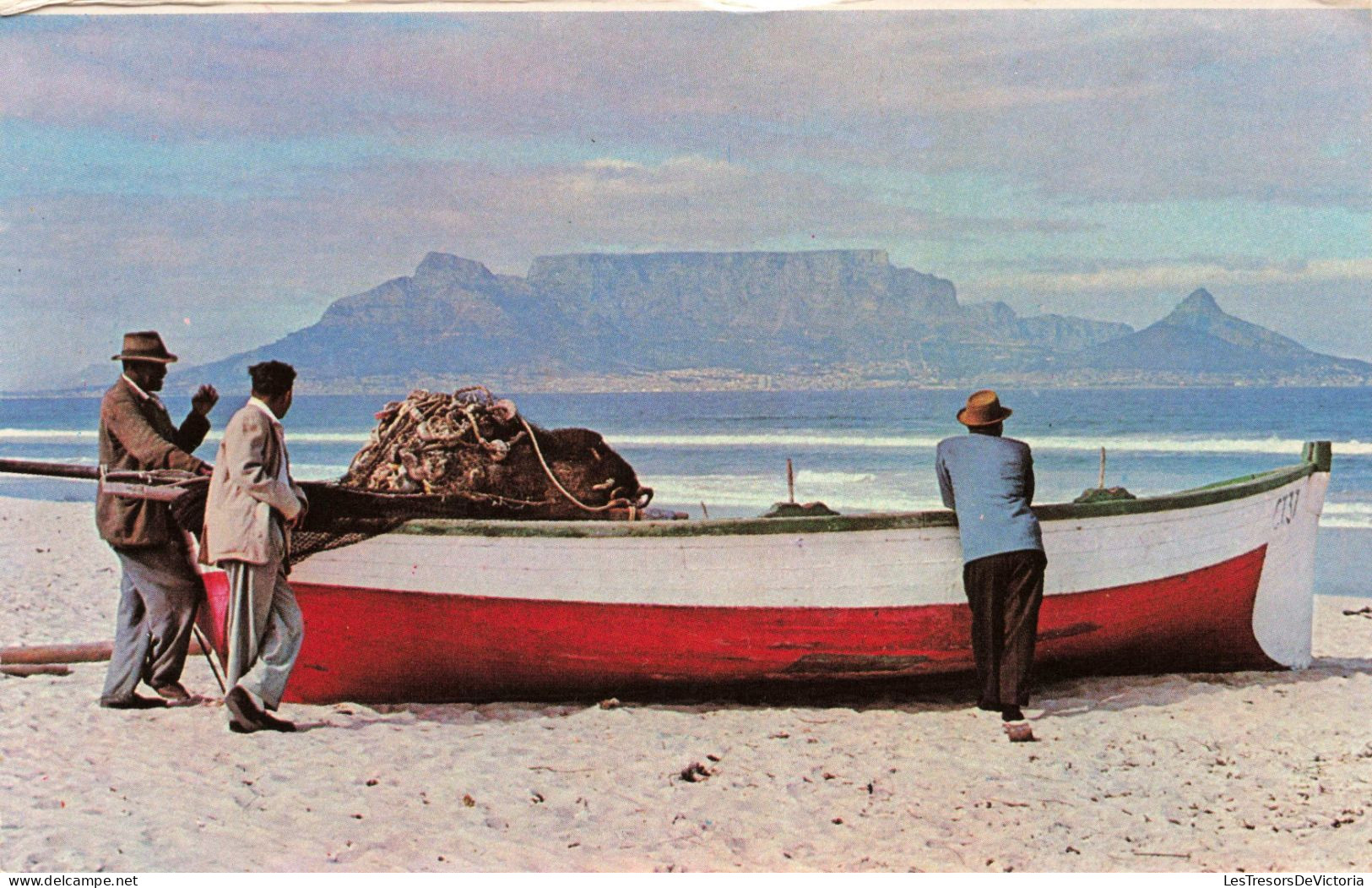 AFRIQUE DU SUD - Cape/Kaap - Table Mountain From Blaauwberg, Across The Bay - Colorisé - Carte Postale Ancienne - Afrique Du Sud