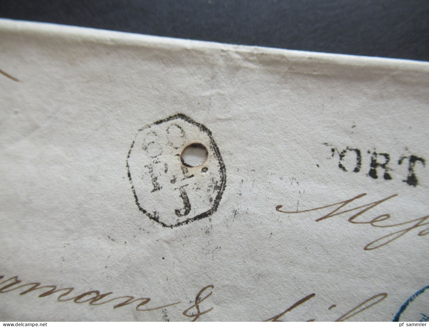 Frankreich Vorphila Paris 1820er Jahre PP / port paye Stempel / Faltbriefe viele mit Inhalt insgesamt 15 Stück!