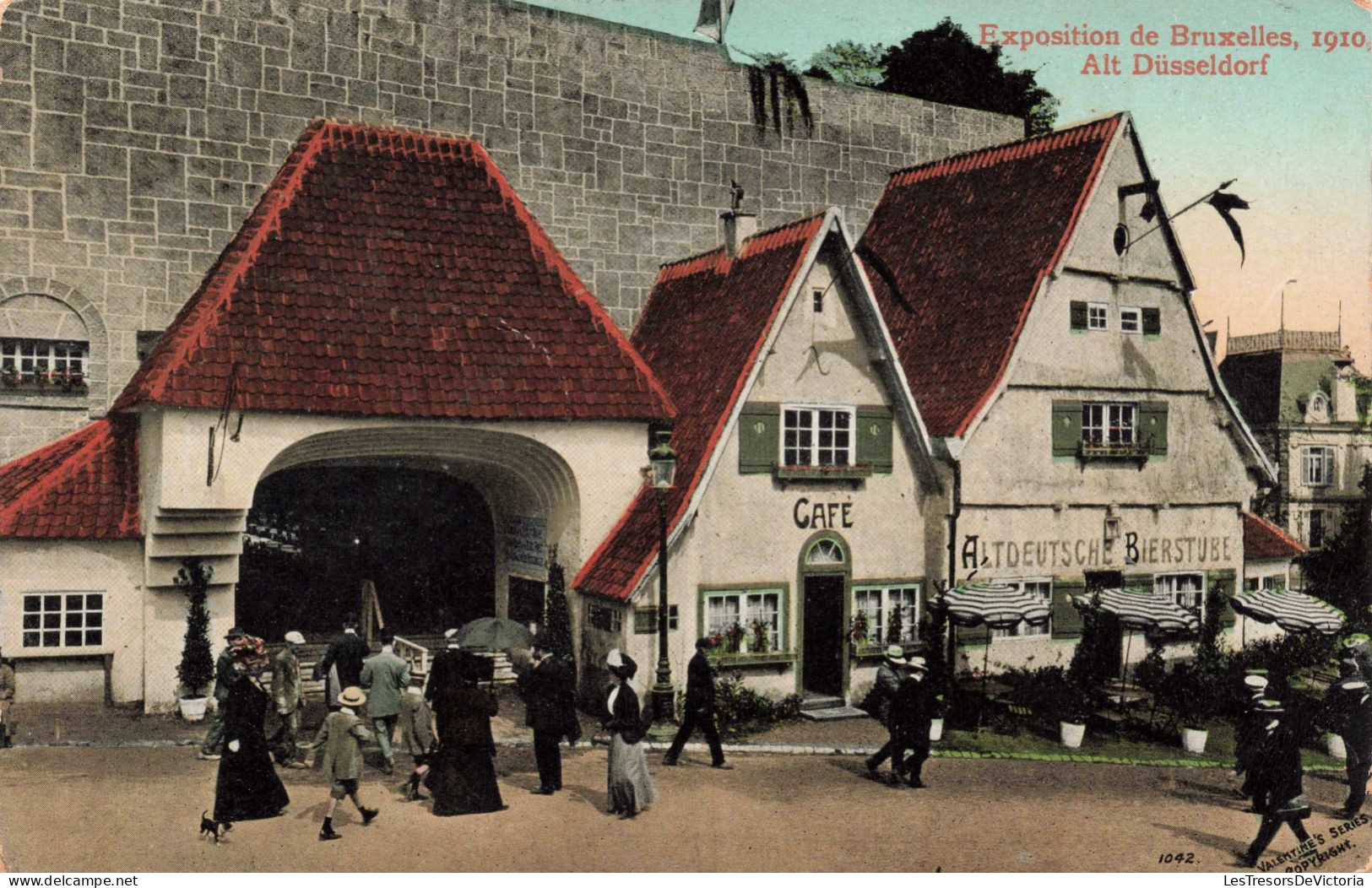 BELGIQUE - Bruxelles - Alt Düsseldorf - Colorisé - Carte Postale Ancienne - Wereldtentoonstellingen