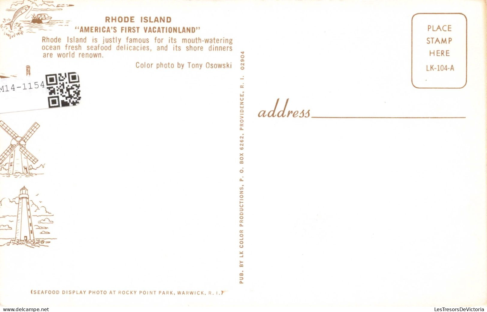 ETATS-UNIS - Rhode Island - America's First Vacationland - Colorisé - Carte Postale Ancienne - Other & Unclassified