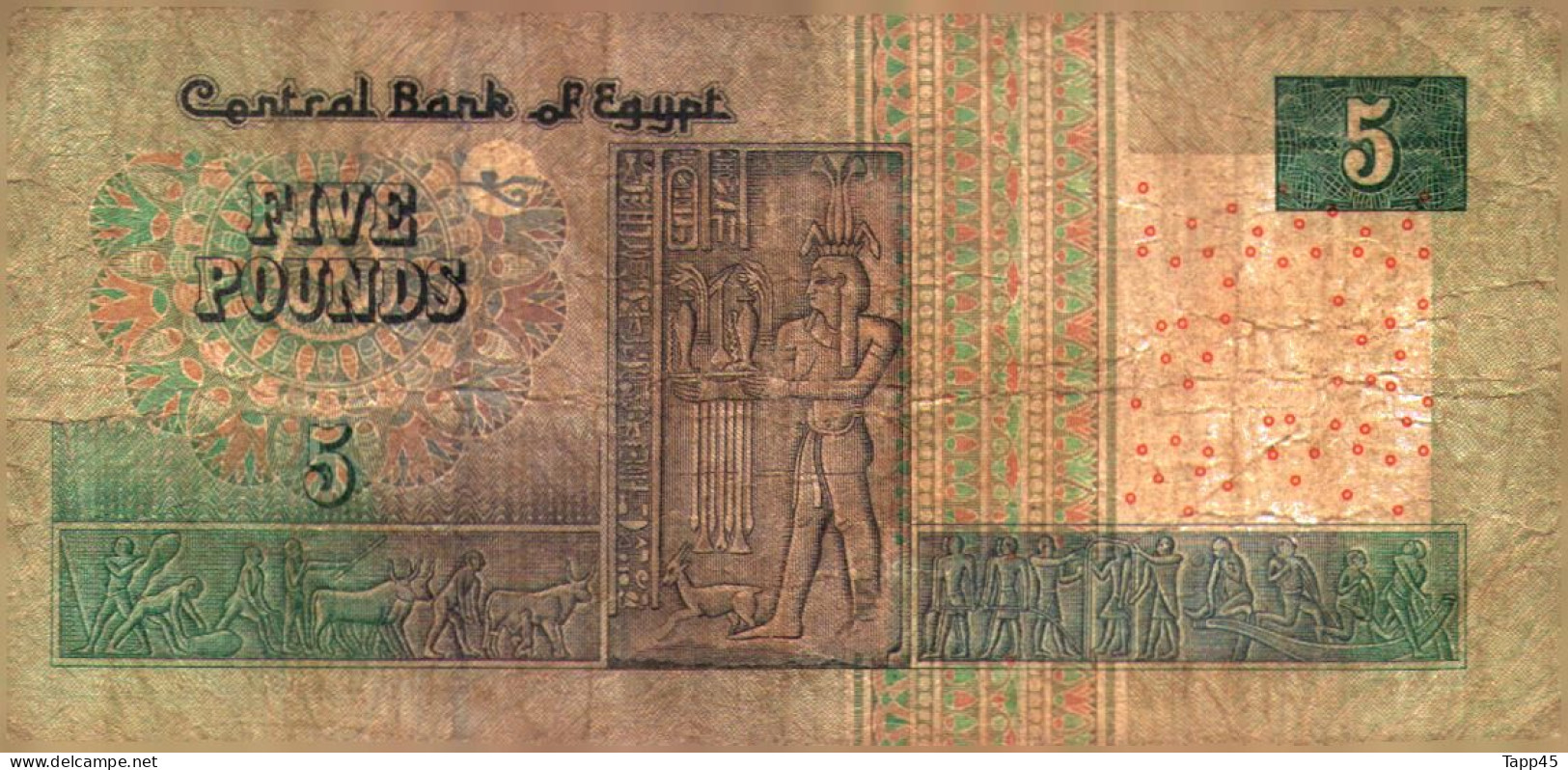 Billet  > Egypte  >	5	Piastres   > C 04 - Egypte