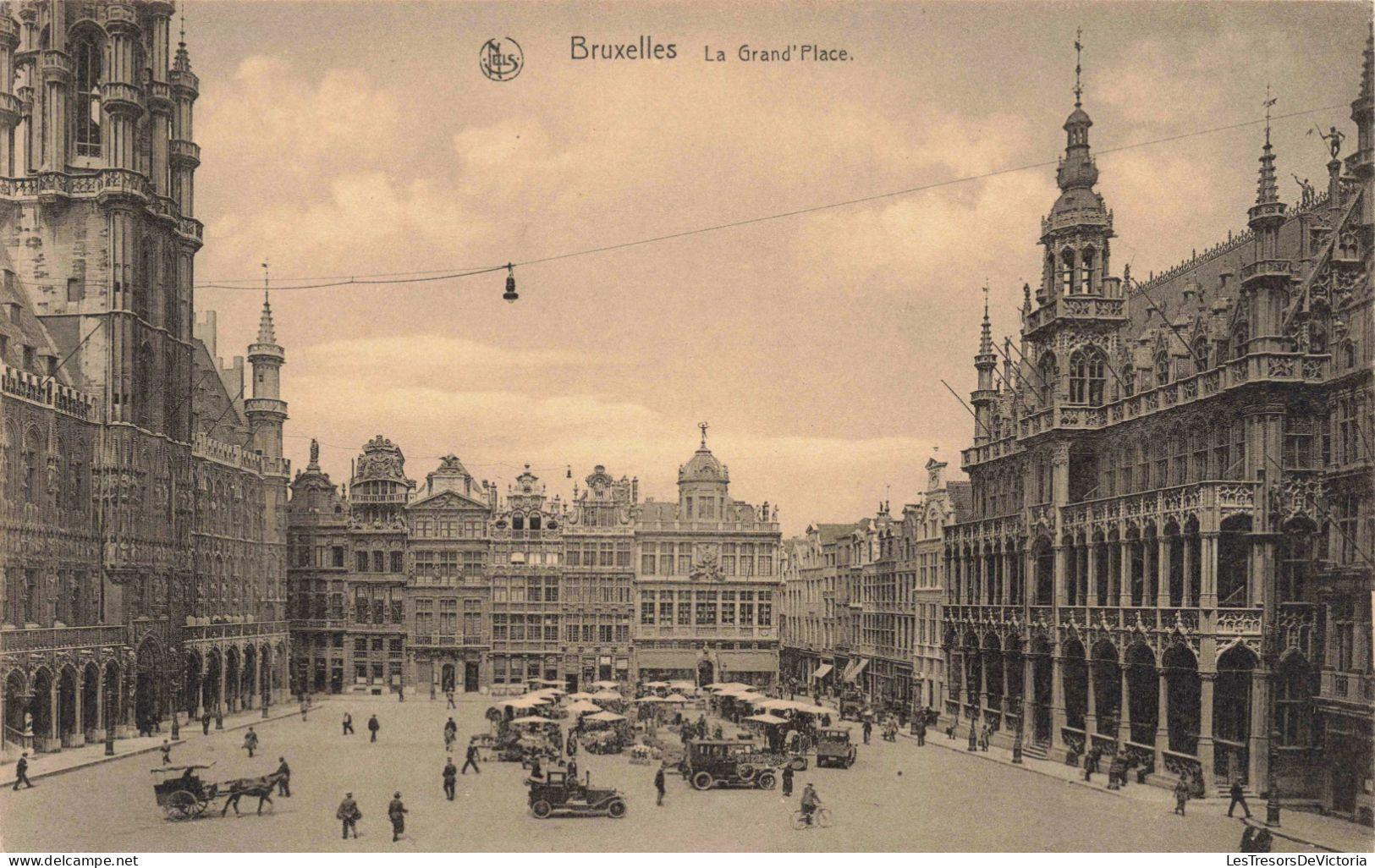 BELGIQUE - Bruxelles - La Grand'place - Carte Postale Ancienne - Marktpleinen, Pleinen