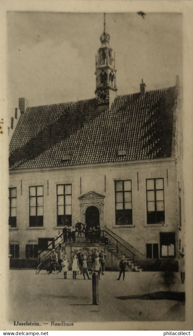 IJsselstein (Utr.) Raadhuis (Veel Volk) 1929 - Sonstige & Ohne Zuordnung