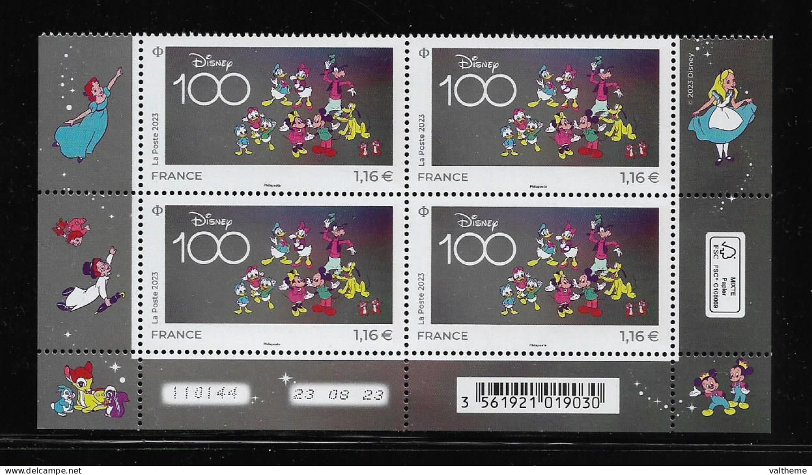 FRANCE  ( FCD22 - 696 )   2023  DISNEY 100 ANS   N** - 2020-…