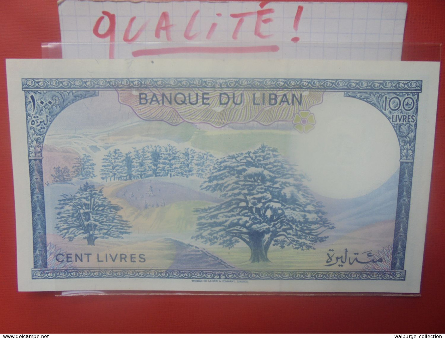 LIBAN 100 LIVRES 1964-88 Circuler Belle Qualité (B.30) - Liban