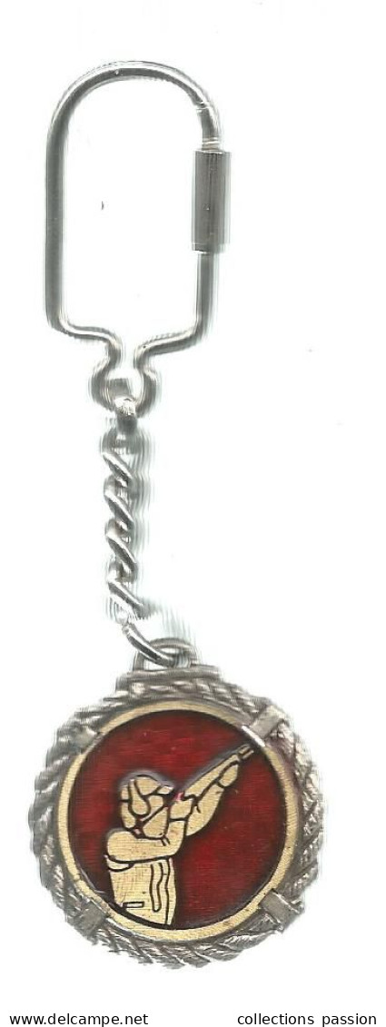 Porte Clefs, Clés, Sports , Tir Aux Pigeons, 2 Scans, Frais Fr 2.45 E - Porte-clefs