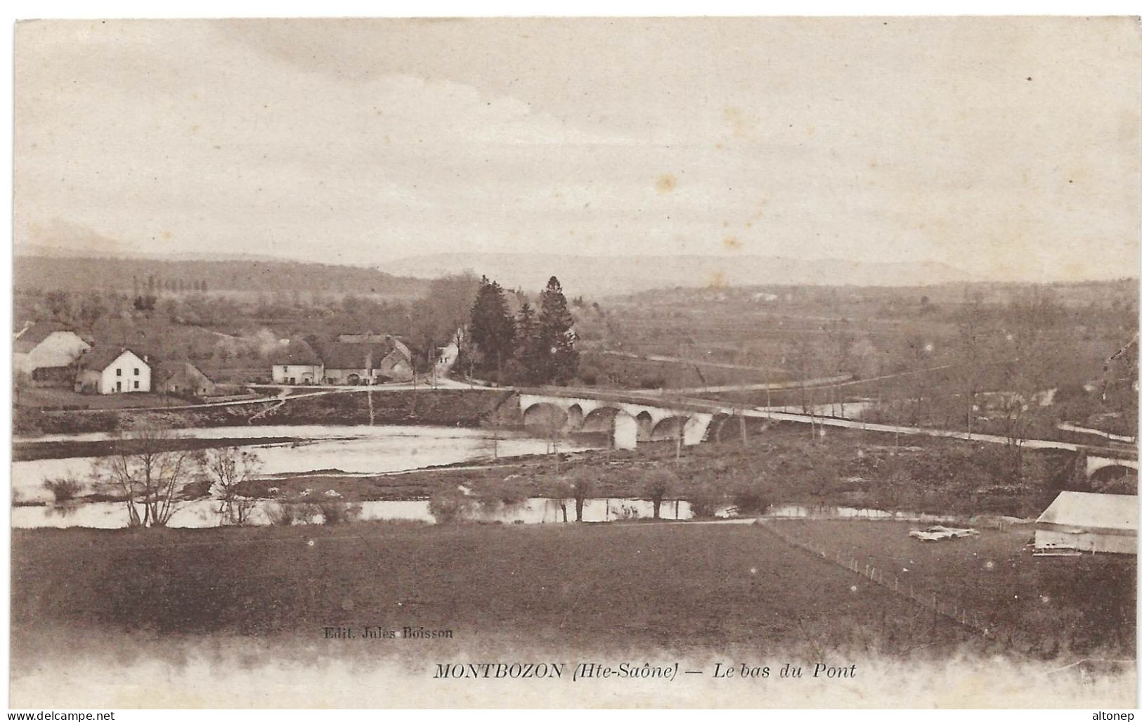 Montbozon : Le Bas Du Pont (Editeur Jules Boisson - A. Breger Frères, Paris) - Montbozon