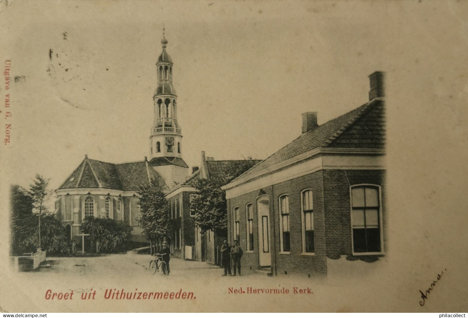 Uithuizermeeden (Grn.) Groet Uit 1904 - Otros & Sin Clasificación