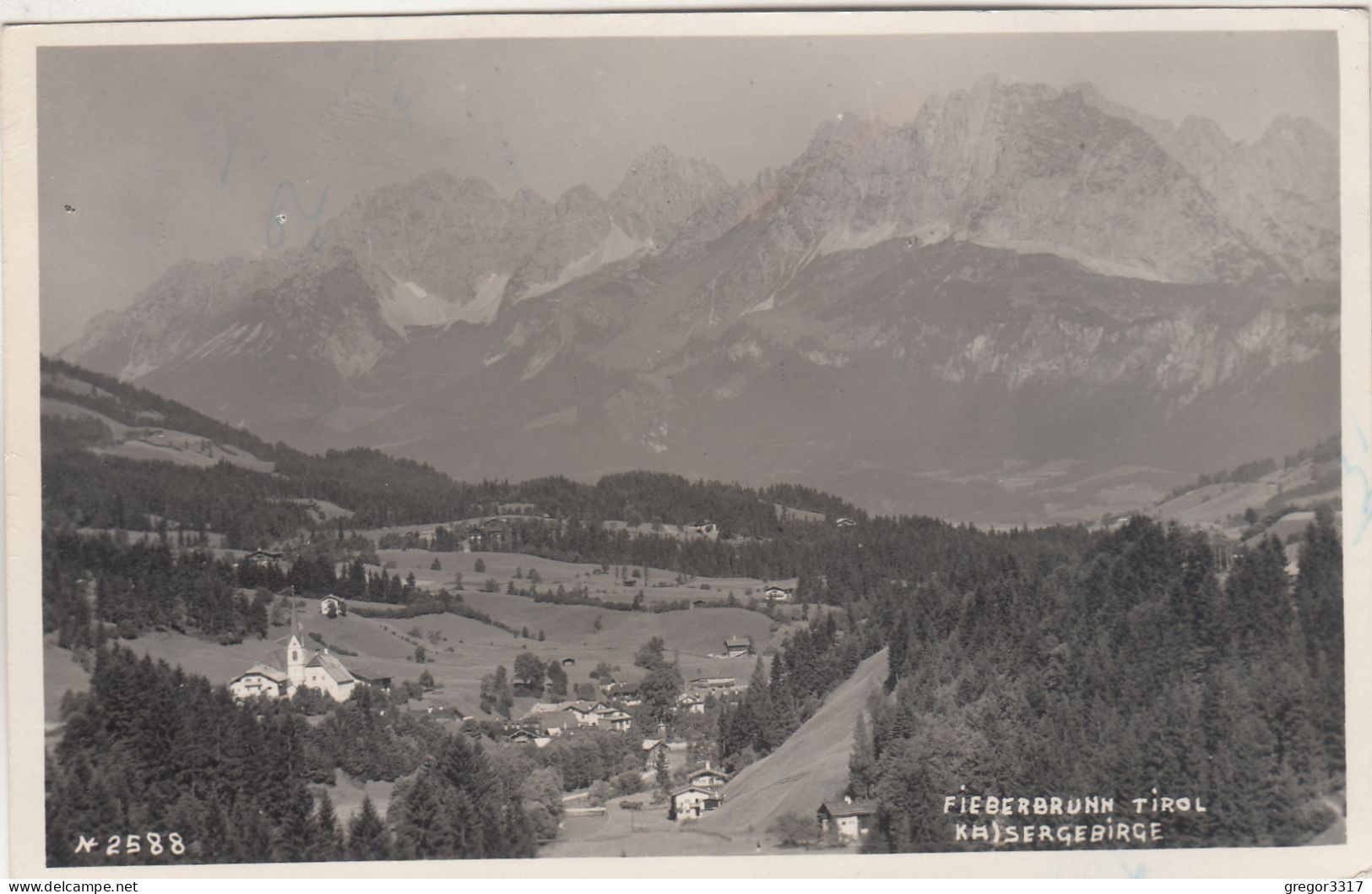 D6028) FIEBERBRUNN Tirol - Kaisergebirge ALT S/W - Fieberbrunn