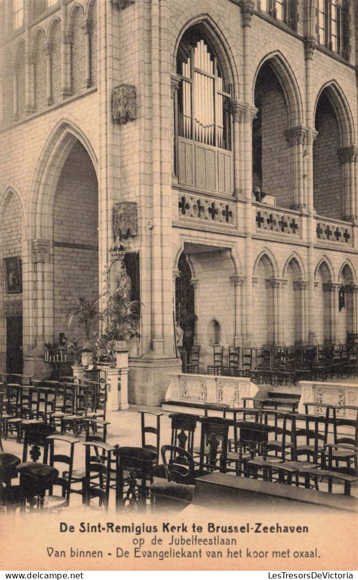 BELGIQUE - De Sint Remigius Kerk Te Brussel Zeehaven Op  De Jubelfeestlaan - Carte Postale Ancienne - Molenbeek-St-Jean - St-Jans-Molenbeek