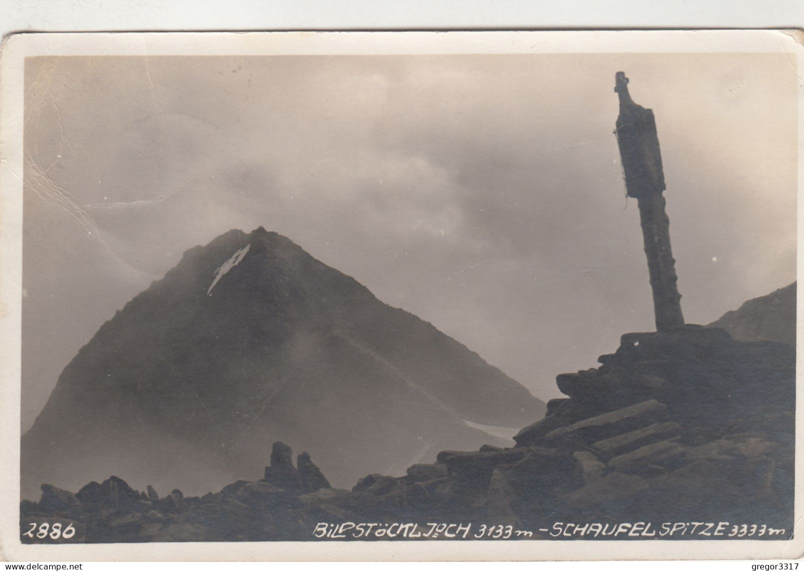 D6033) Bildstöckljoch - Schaufelspitze - Alte FOTO AK Gel. SÖLDEN 1934 - Sölden