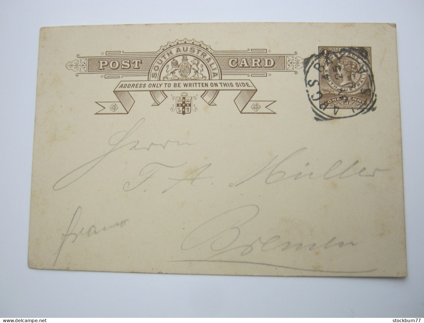 SOUTH AUSTRALIA  , Card From   ARCS BAY   To Germany - Lettres & Documents