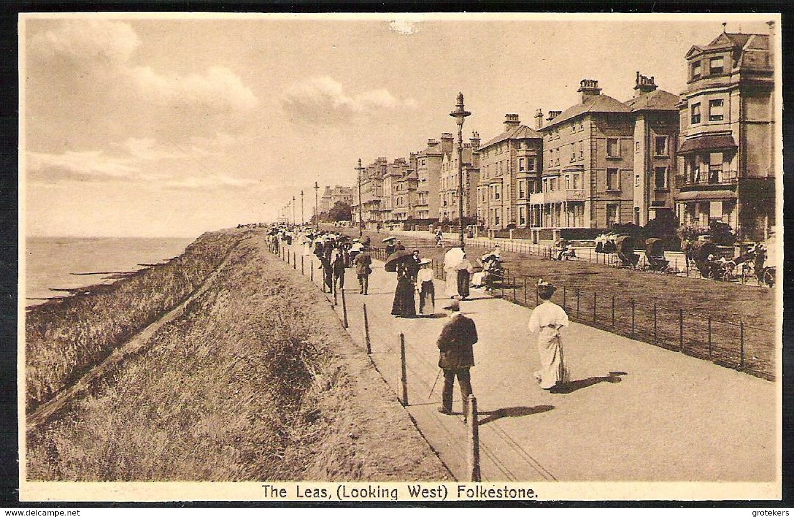 FOLKESTONE The Leas (looking West) ± 1925 - Folkestone