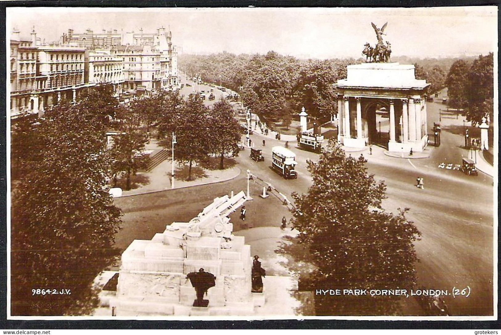 LONDON Hyde Park Corner 1934 - Hyde Park