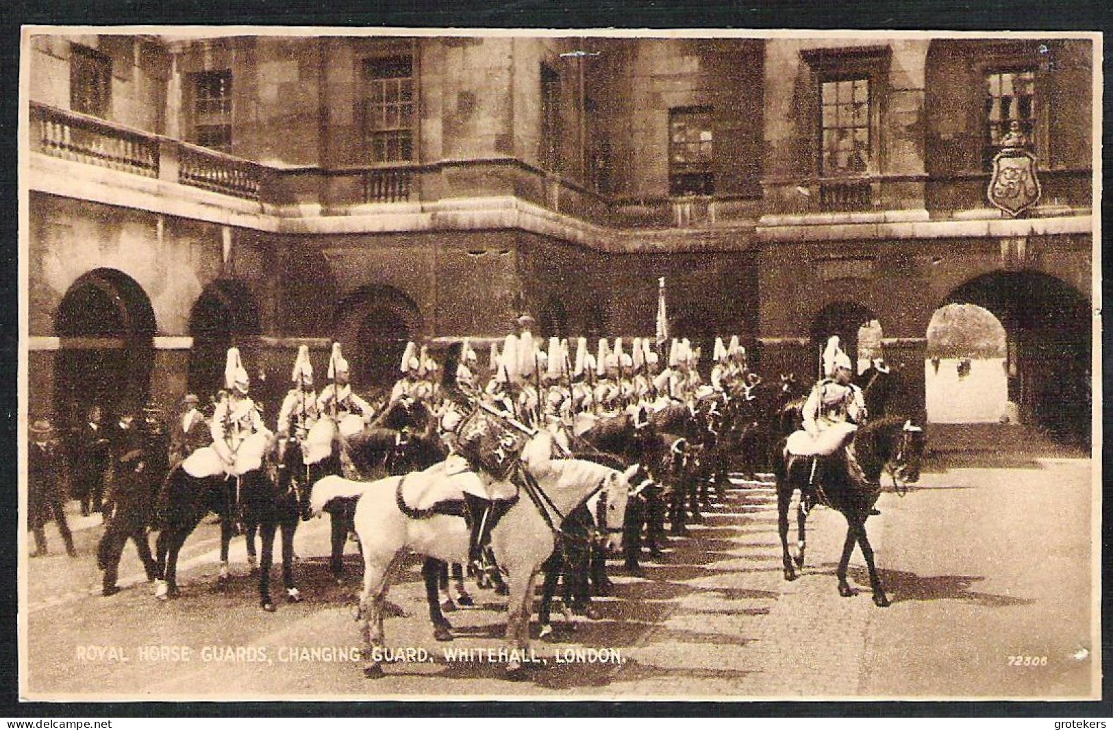 LONDON Whitehall, Royal Horse Guards Changing Guard ± 1935 - Whitehall